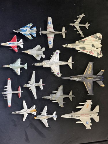 Diecast military plane lot - military,